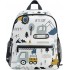 Kids Backpack for boys Childish Truck Excavator Toddler Bags Children Preschool Kindergarten Small Chest Strap 3-8 Years Old