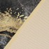 Bath Mat Rugs for Bathroom Non Slip Door Mats Washable Toilet Gold Black Marble Absorbent Memory Foam Indoor 23x15 Inch Small