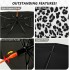 Car Sunshades for Windshield Umbrella Retractable Foldable SUV White Leopard Black Cheetah Auto Sunshield Car Sun Shade Sun Visor Blocks UV Rays